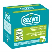 Eezym Versneller Biodegradatie voor Septische Putten - 1 jaar Effectieve versneller op basis van enzymen met 52 dosissen